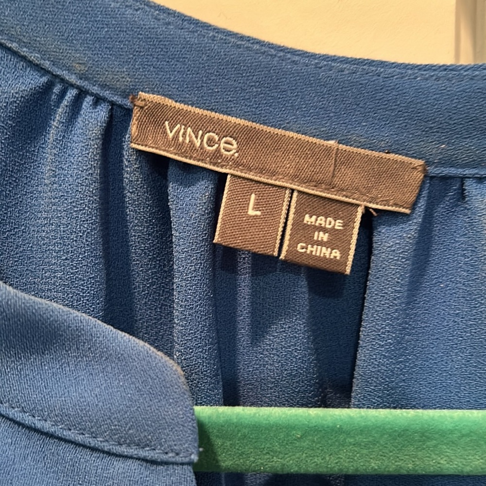 Vince dress brilliant blue size L - Picture 2 of 3